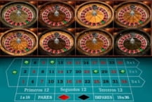 Multi Wheel European Roulette Gold