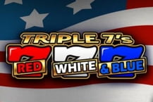 Triple 7s - Red, White & Blue