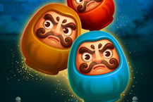 3 Daruma Dolls