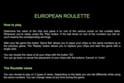 European Roulette