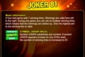 Joker 81