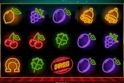 Neon Fruit Cityscape