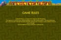 Continent Africa