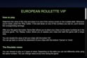 European Roulette VIP