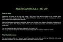 American Roulette VIP