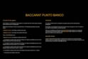 Baccarat Punto Banco