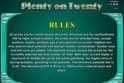 Plenty on Twenty™