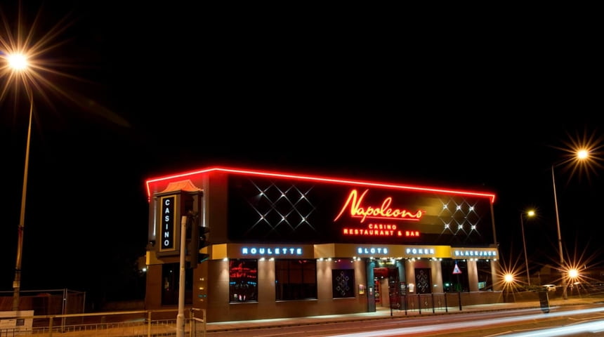 Napoleons Casino Hull Bar Menu