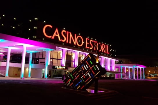 Página de informações Casinos - entrada importante